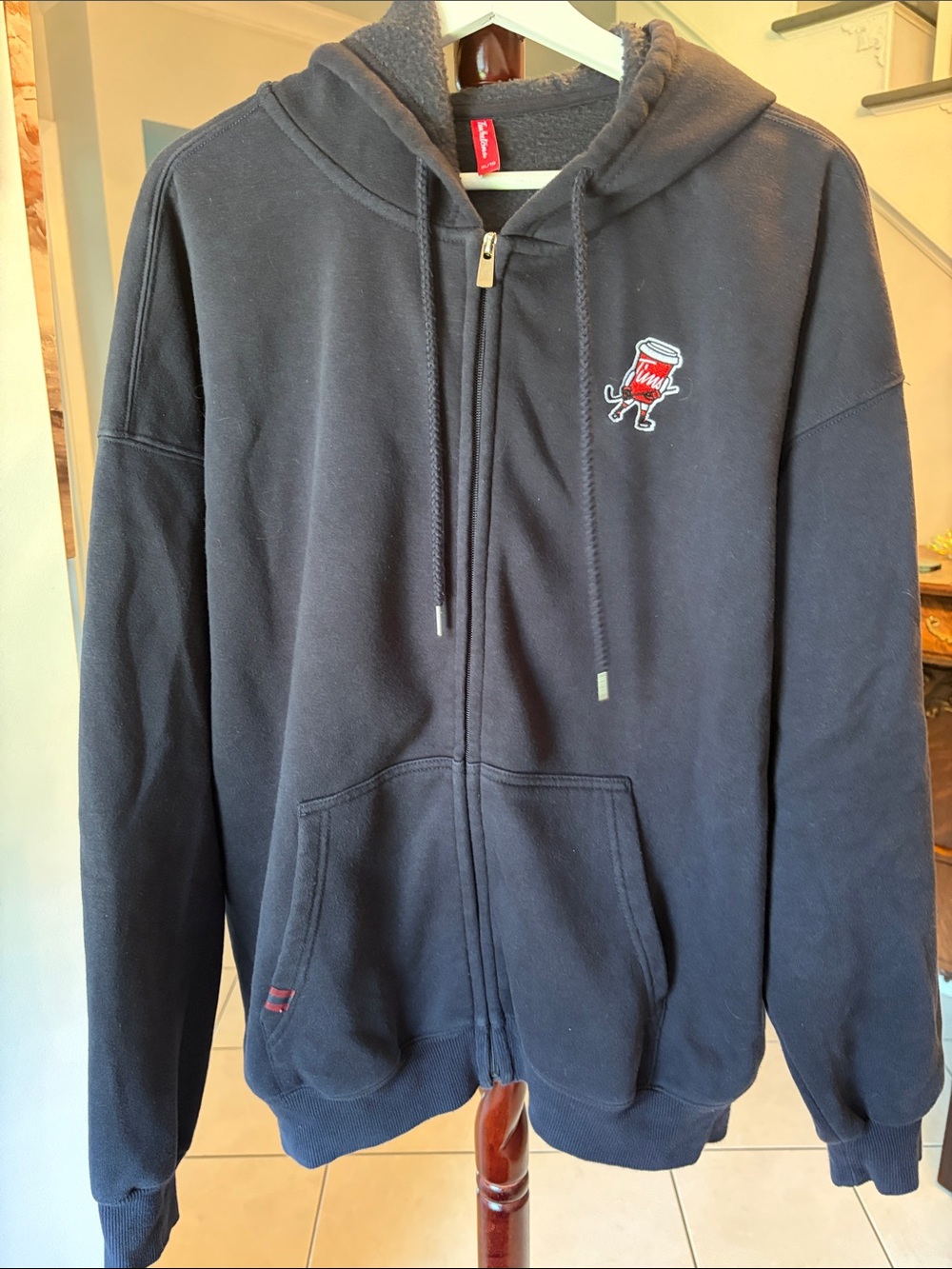 Tim Hortons Navy Full Zip Hoodie
